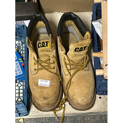 245 - Pair of Caterpillar Boots Size 8