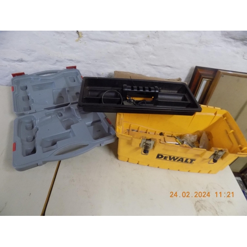 23 - Dewalt Toolbox a/f and 1 Other