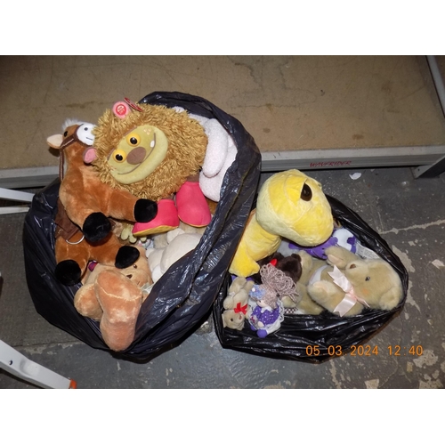 36 - 2 Bags of Soft Toys