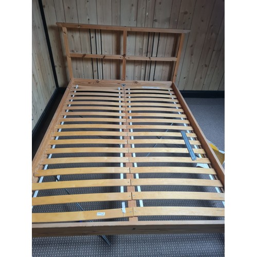 60 - Wooden Bed Frame - 81 x 58 inches