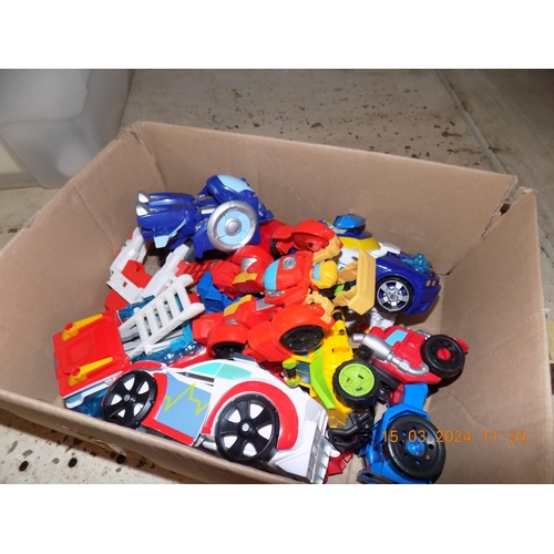 181 - Box of Transformer Cars