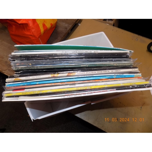 205 - Box of Mixed LP's Mainly TV/Film Related, Disco and Dance