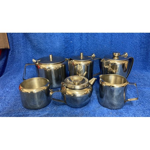 51 - Stainless Steal Tea and Coffee Set