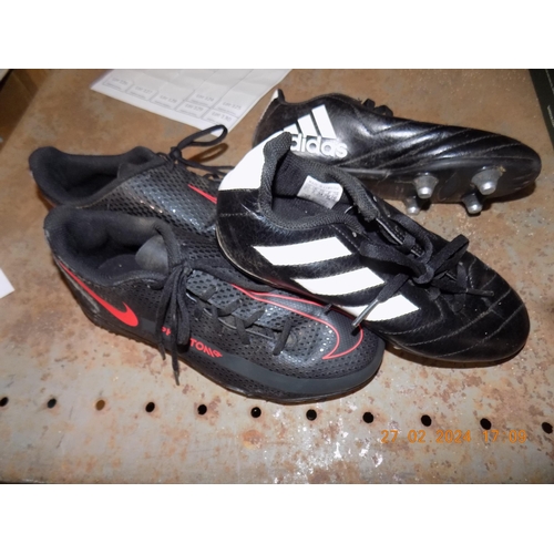 10 - Pair of Nike Phantom Size 4 and Adidas Size 2 Football Boots