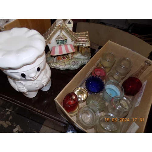 136 - Selection of Candle Holders and Ornaments