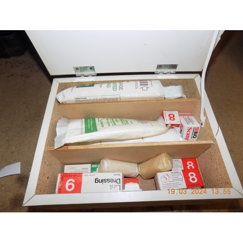 47 - Wooden 1st Aid Kit