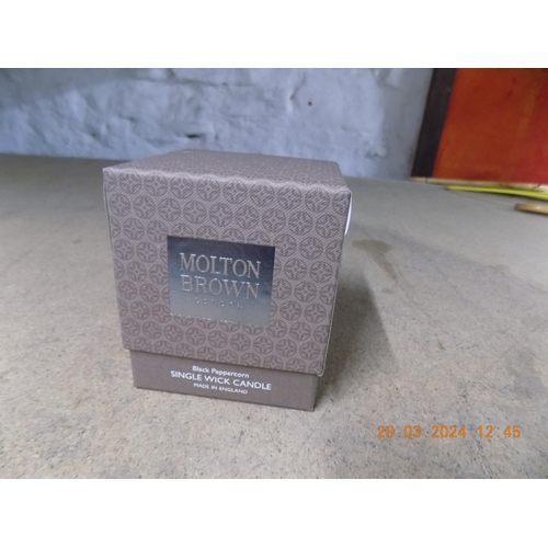 179 - Small Molton Brown Candle Black Peppercorn