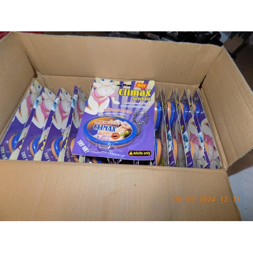 189 - Box of Adult Novelty Keyrings