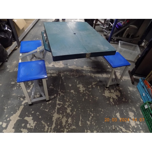 212 - Folding Camping Table and Chairs Set