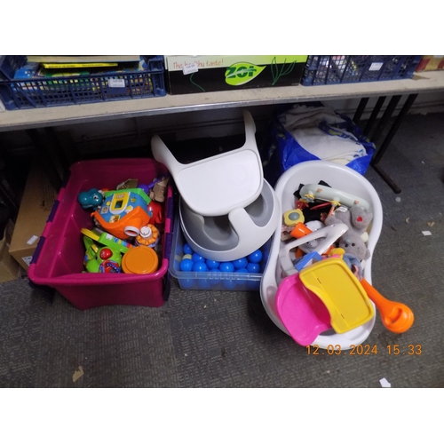 265 - Large Selection of Baby Items and Toys