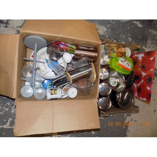 326 - 2 Boxes of Kitchenware