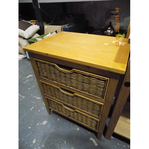 547 - Wicker Storage Drawers