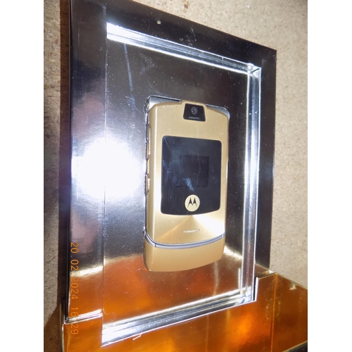 578 - Boxed Dolce & Gabbana Gold Motorola RAZR V3i Phone