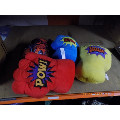 445 - Box of Hand Soft Toys