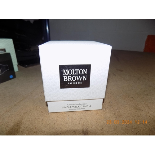 446 - Small Molton Brown Candle Coco and Sandlewood