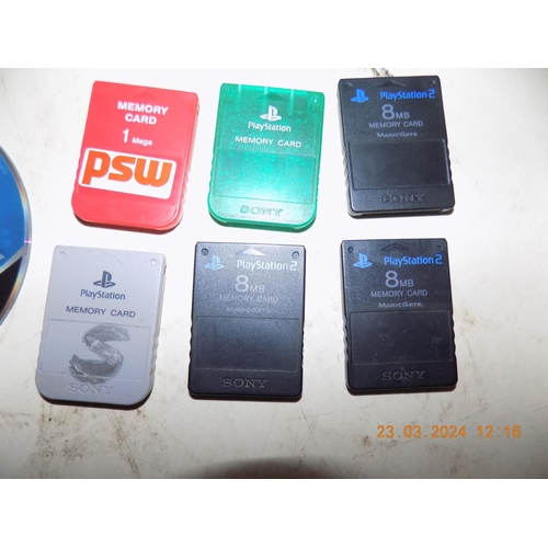 451 - Loose Playstation and Xbox Games and Playstation Memory Cards