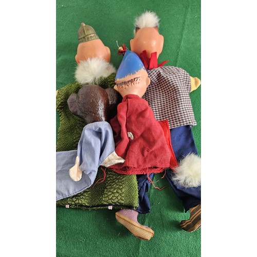 97 - Vintage Hand Puppets including Noddy