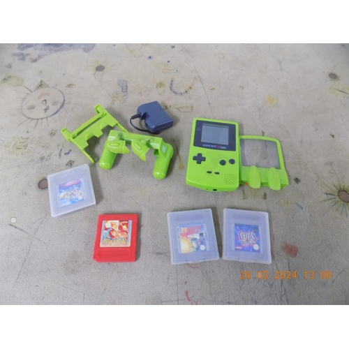 48 - Game Boy Colour with Games. Inc Pokemon