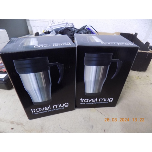 57 - 2 Boxed Travel Mugs