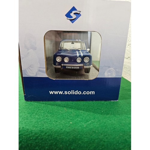 166 - Solido 1/18 Scale Die Cast Renault 8 Gordini 1300