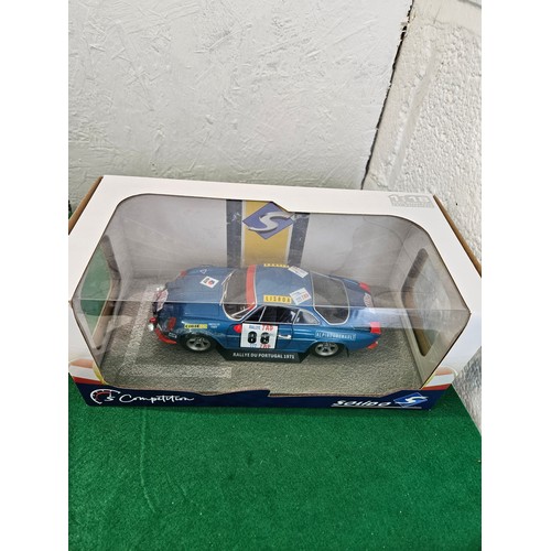 177 - Solido 1/18 Scale Die Cast Alpine A110 1600s #88 Rallye Du Portugal 1971