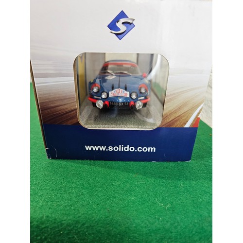 177 - Solido 1/18 Scale Die Cast Alpine A110 1600s #88 Rallye Du Portugal 1971