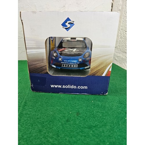 226 - Solido 1/18 Scale Die Cast 81801614 Alpine A110 Rally #43 RMC 2021