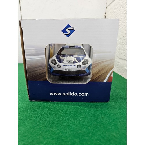 231 - Solido 1/18 Scale Die Cast s1801613 2020 Alpine A110 #91 Ragues Heavy Rally Monza