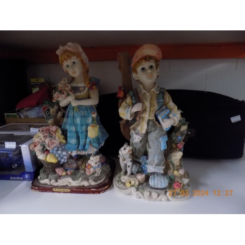 168 - 2 Large Figurines