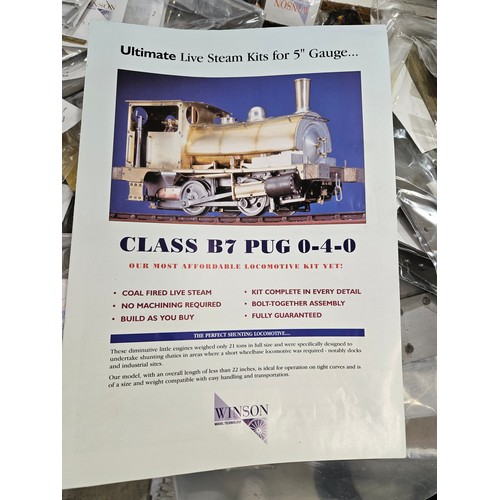 587 - Class B7 Pug 0-4-0 Locomotive Kit by Winson Model Technology. Part Built with all Parts ad Instructi... 