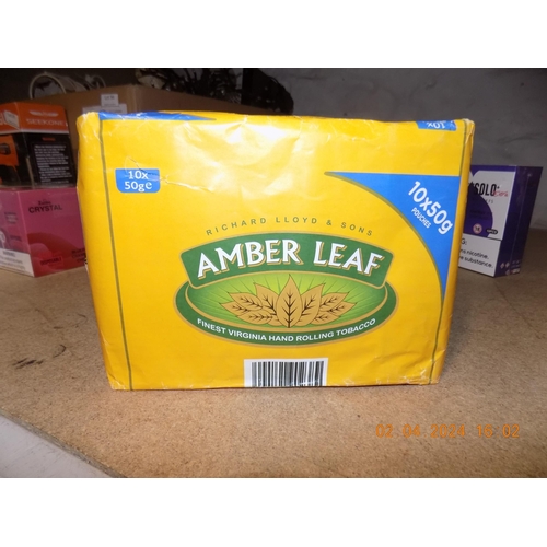 105 - 10 Packs of Amber Leaf