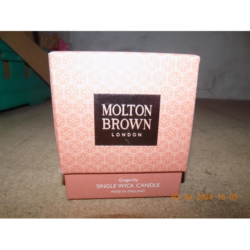110 - Small Molton Brown Candle Gingerlily