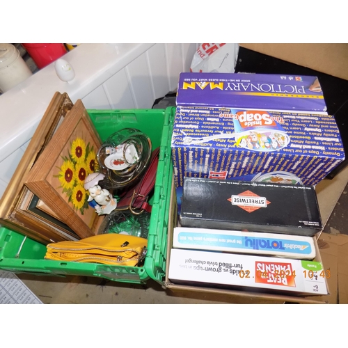 16 - Box of Misc and Box of Games etc
