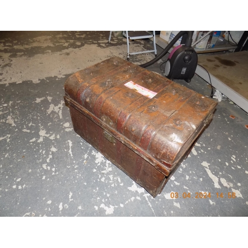 169 - Large Metal Trunk