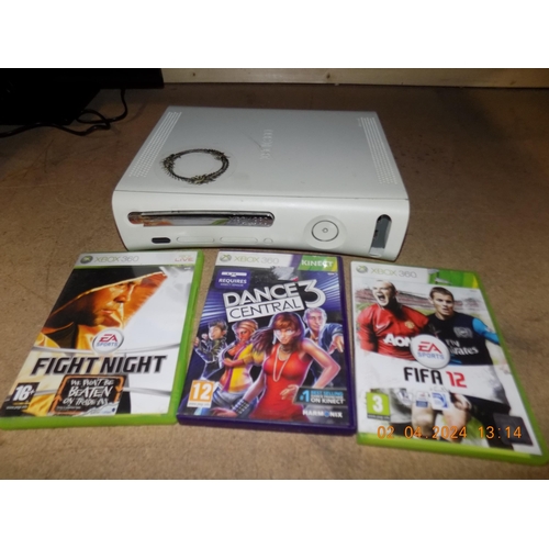43 - Xbox 360 and 3 Games