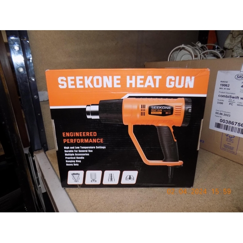 95 - New Boxed Seekone Heat Gun