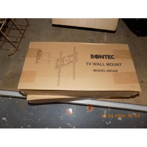 176 - 2 Boxed Bontec TV Wall Bracket Model ME400