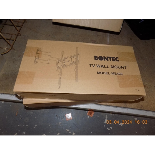 177 - 2 Boxed Bontec TV Wall Bracket Model ME400