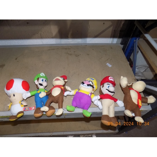 266 - Bag of Mario Soft Toys