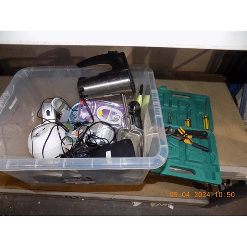 281 - Box of Mixed Electricals and Tools