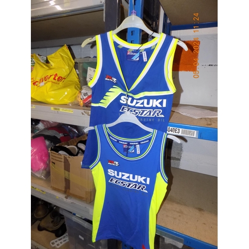 304 - 2 Suzuki Racing Tank Tops Size XS