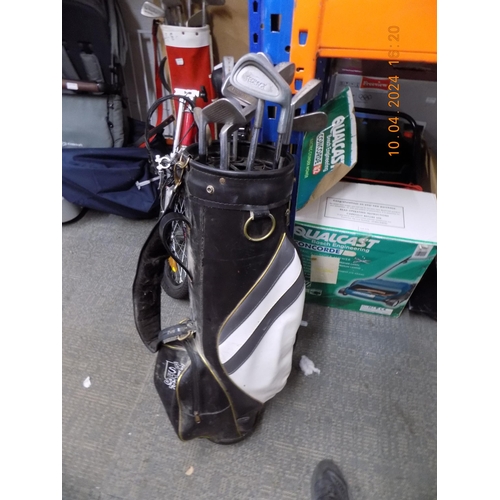 233 - Golf Bag and Clubs