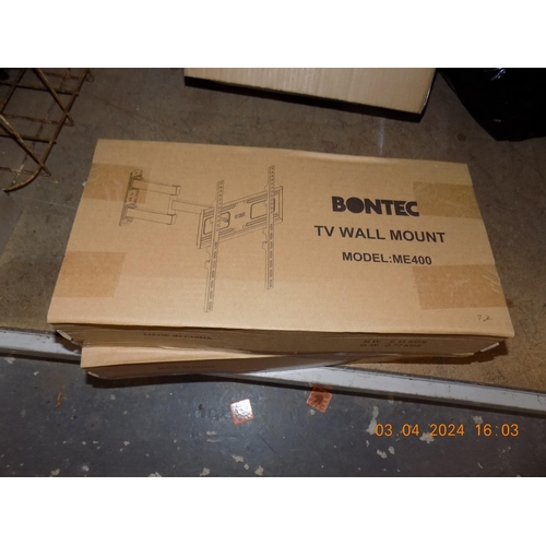 271 - 2 Boxed Bontec TV Wall Bracket Model ME400