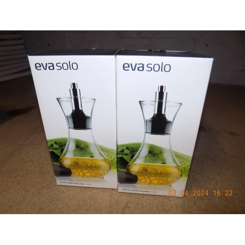 277 - 2 New Boxed Evasolo Olive Oil Drizzlers