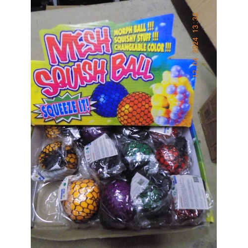 367 - Box of Mesh Squish Balls