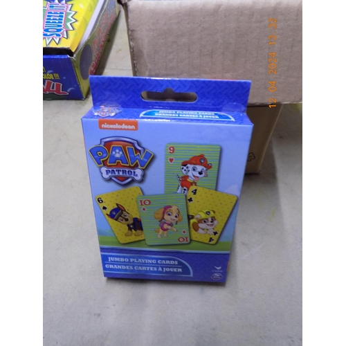 368 - 6 Packs of Paw Patrol Jumbo Playing Cards