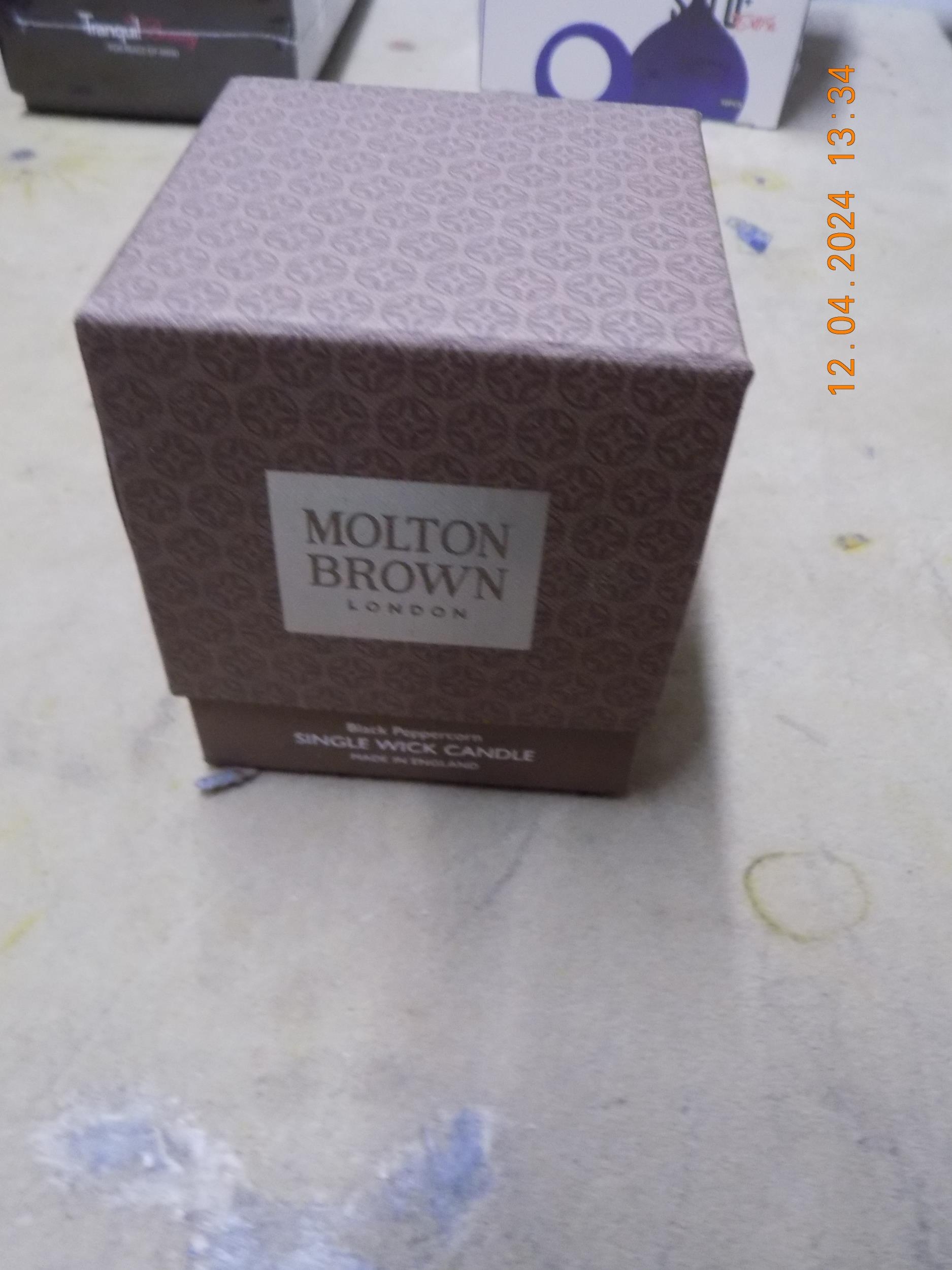 Small Molton Brown Candle Black Peppercorn