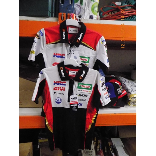 402 - 2 Official LCR Honda Team Polo Shirts Size S