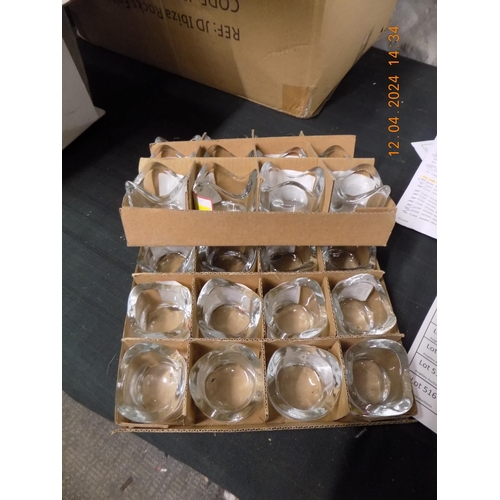 427 - 24 Glass Tealight Holders