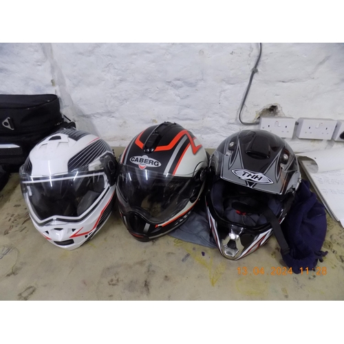 473 - 3 Bike Helmets